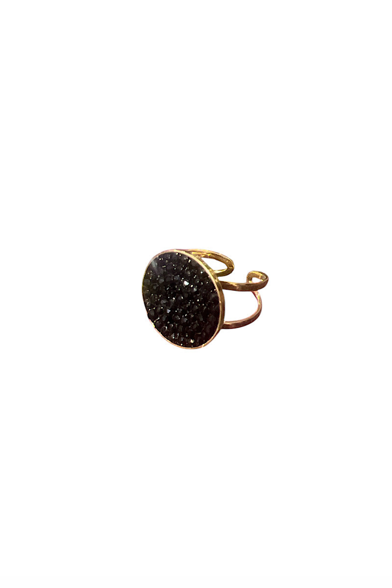 Bague Stone Onyx Noir