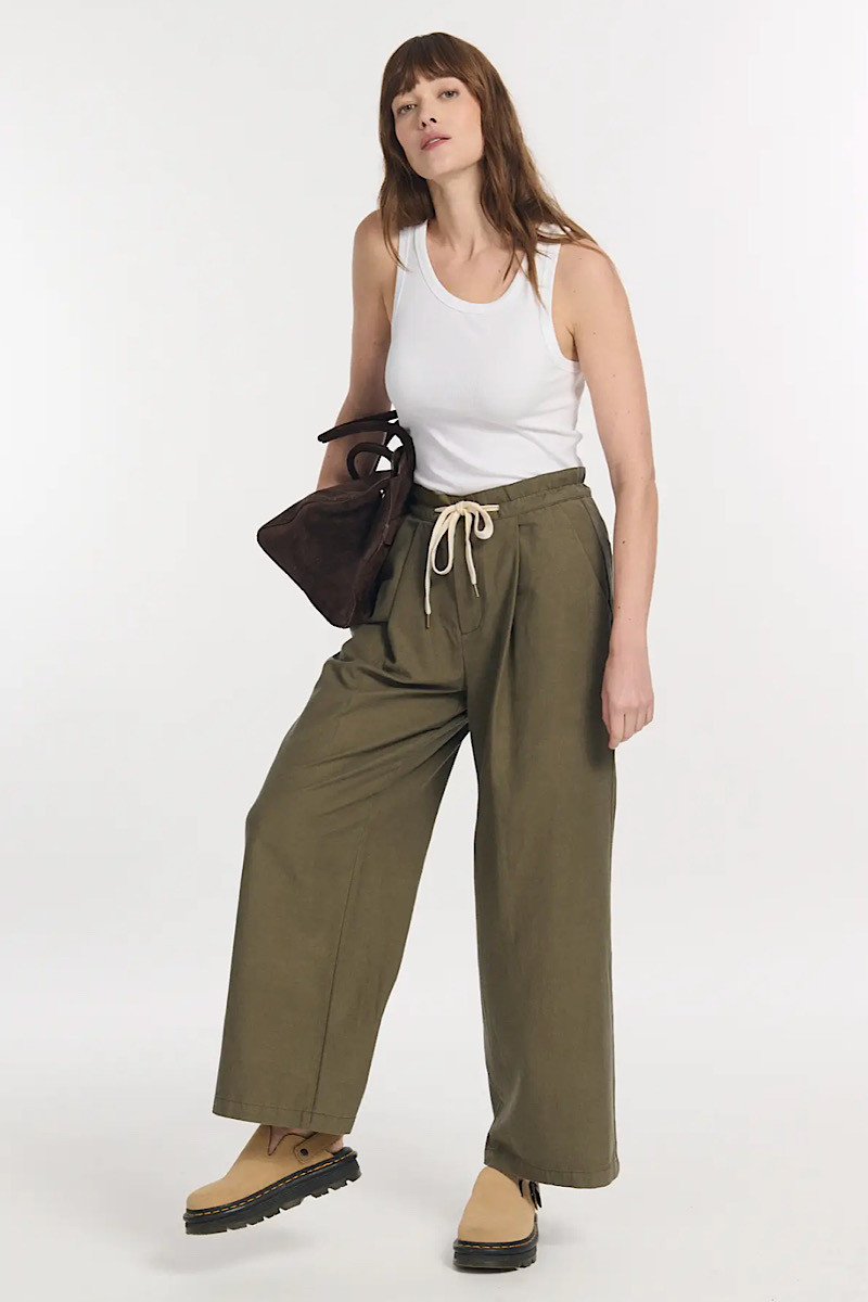 Pantalon Terry Khaki