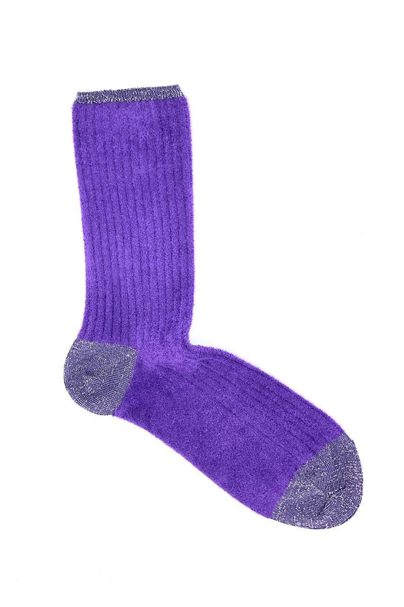 ALTO MILANO Chaussettes Susan Short Viola