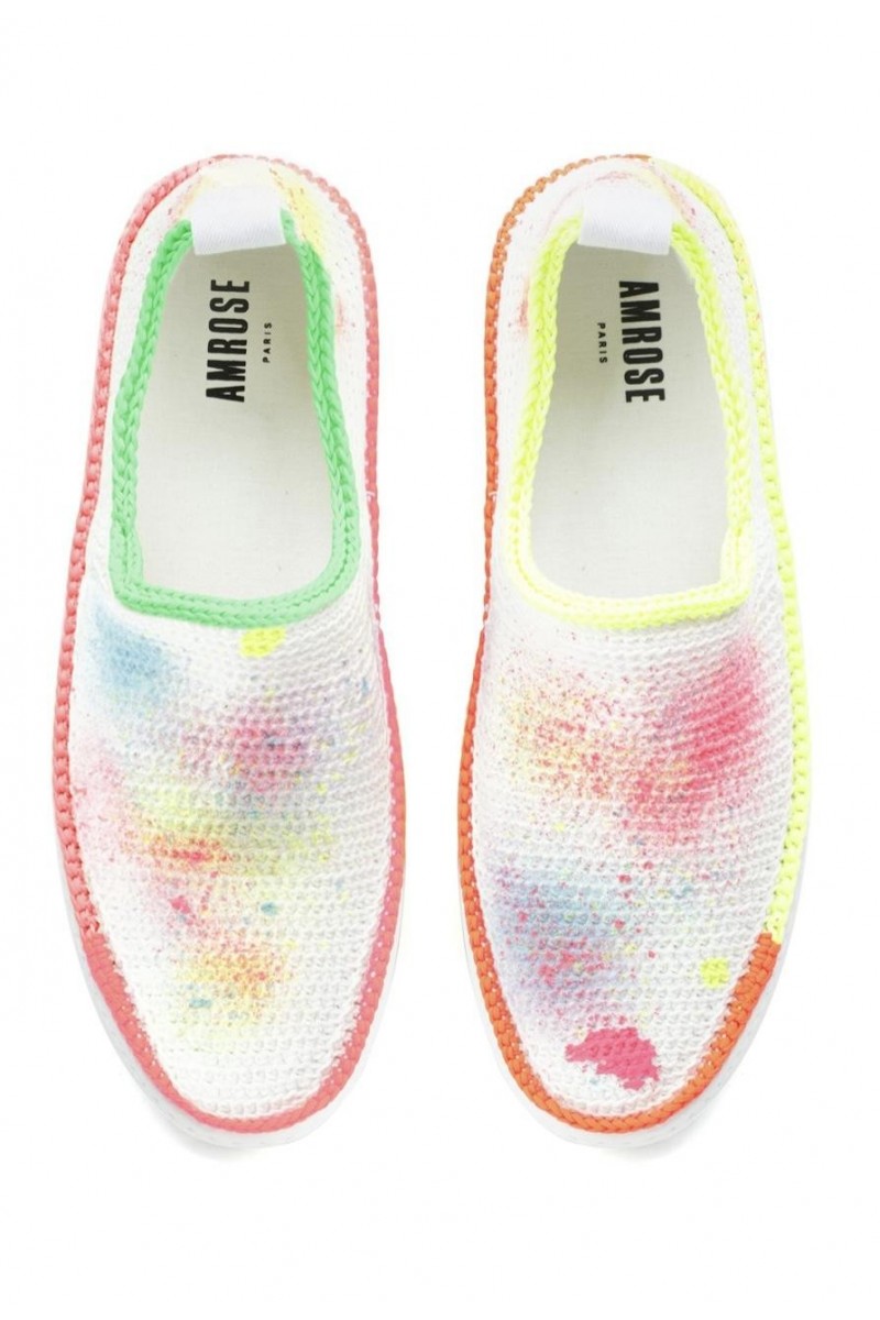 Espadrille Neon Crochet Multico